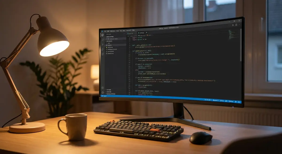 Modern code editor with AI-powered suggestions