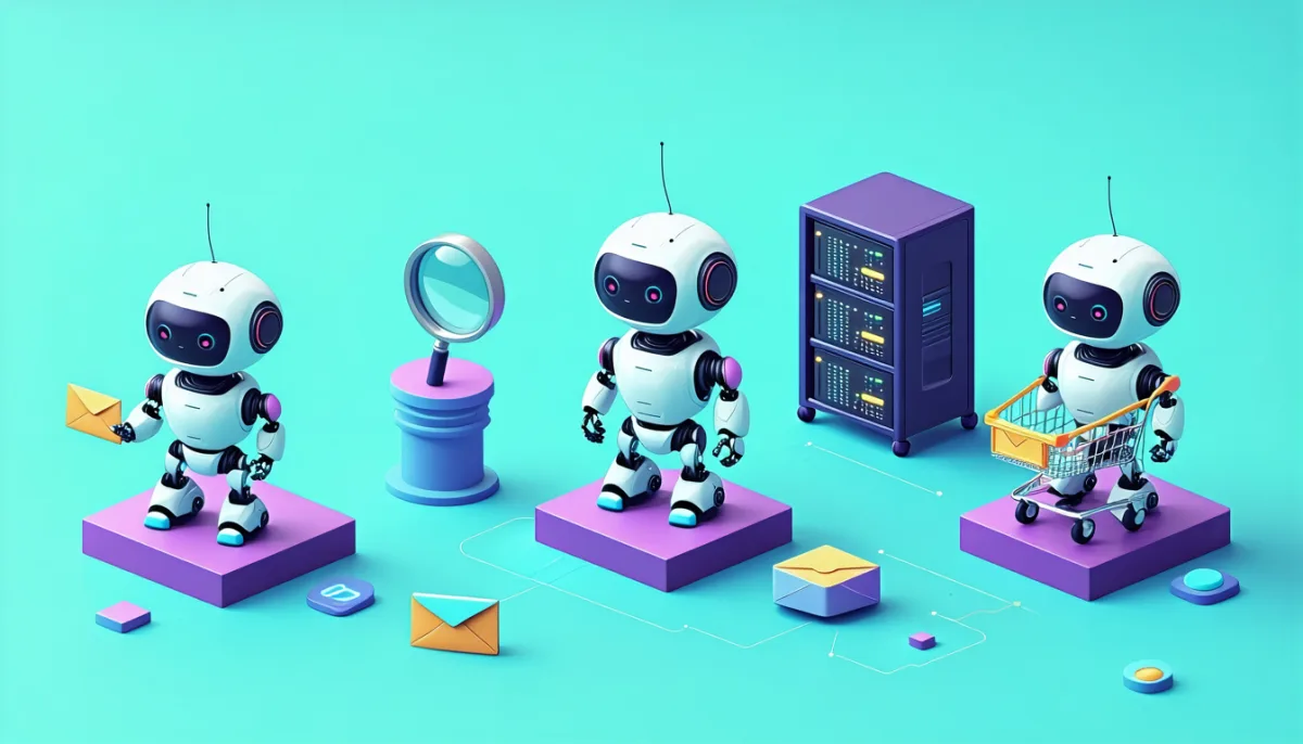 Different types of AI agents with different tools